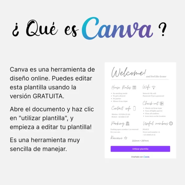 Cartel de bienvenida para tu Alojamiento - Imagen 7